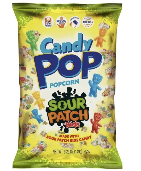 Candy Pop Popcorn Sour Patch Kids 12 x 149g Candypop