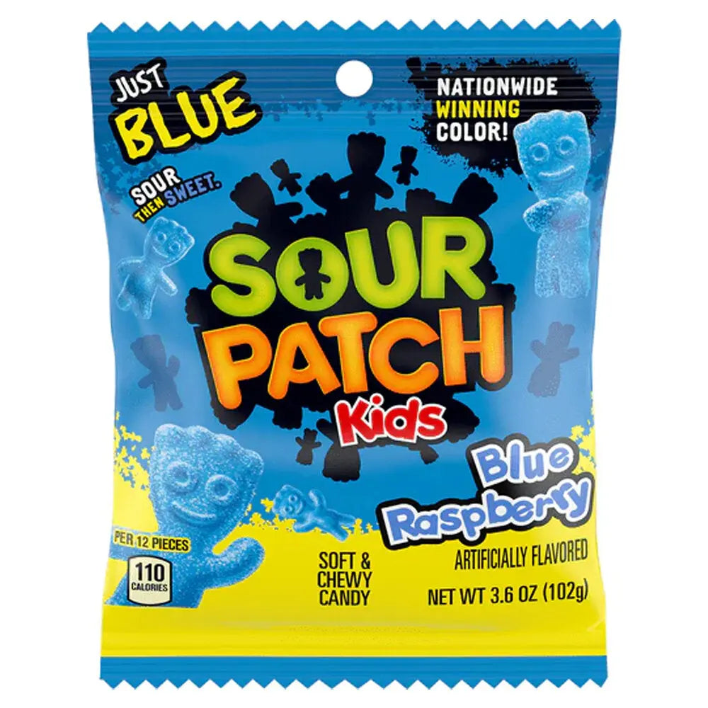 Sour Patch Kids Blue Raspberry 102g x 12