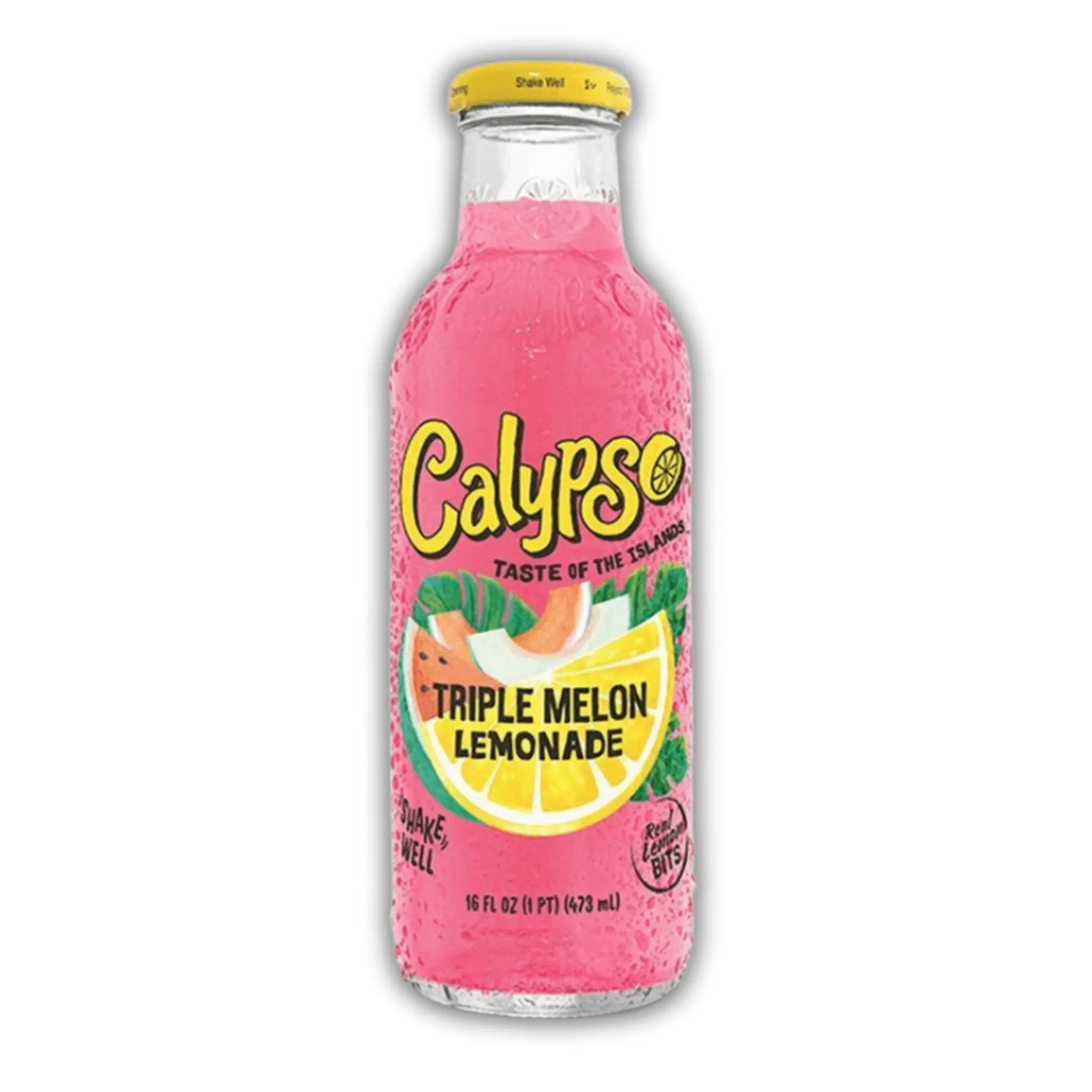 Calypso - Tripple Melon Lemonade - Glasflasche - 473 ml - Candy Smile