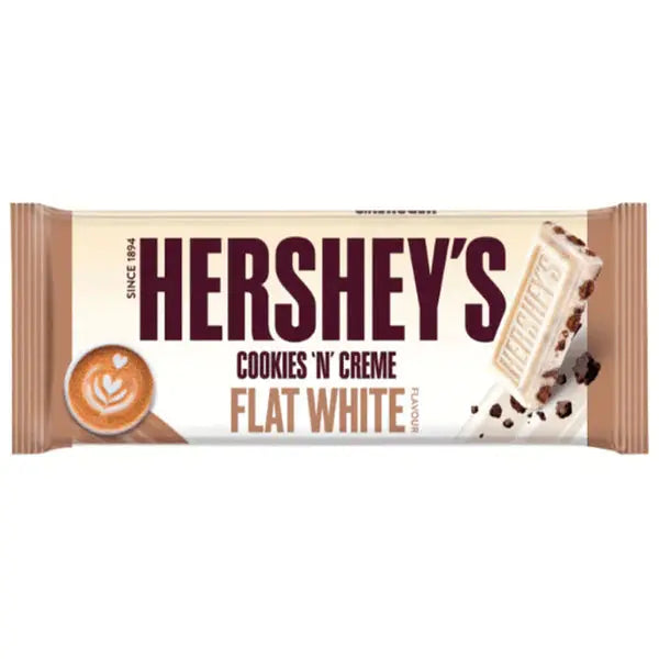 Hersheys Cookies & Cream Flat White 24 x 90g THE HERSHEY COMPANY