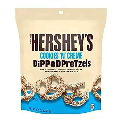 Hershey’s Cookies ‘n’ Creme Dipped Pretzels 12 x 240g - Smilebrands